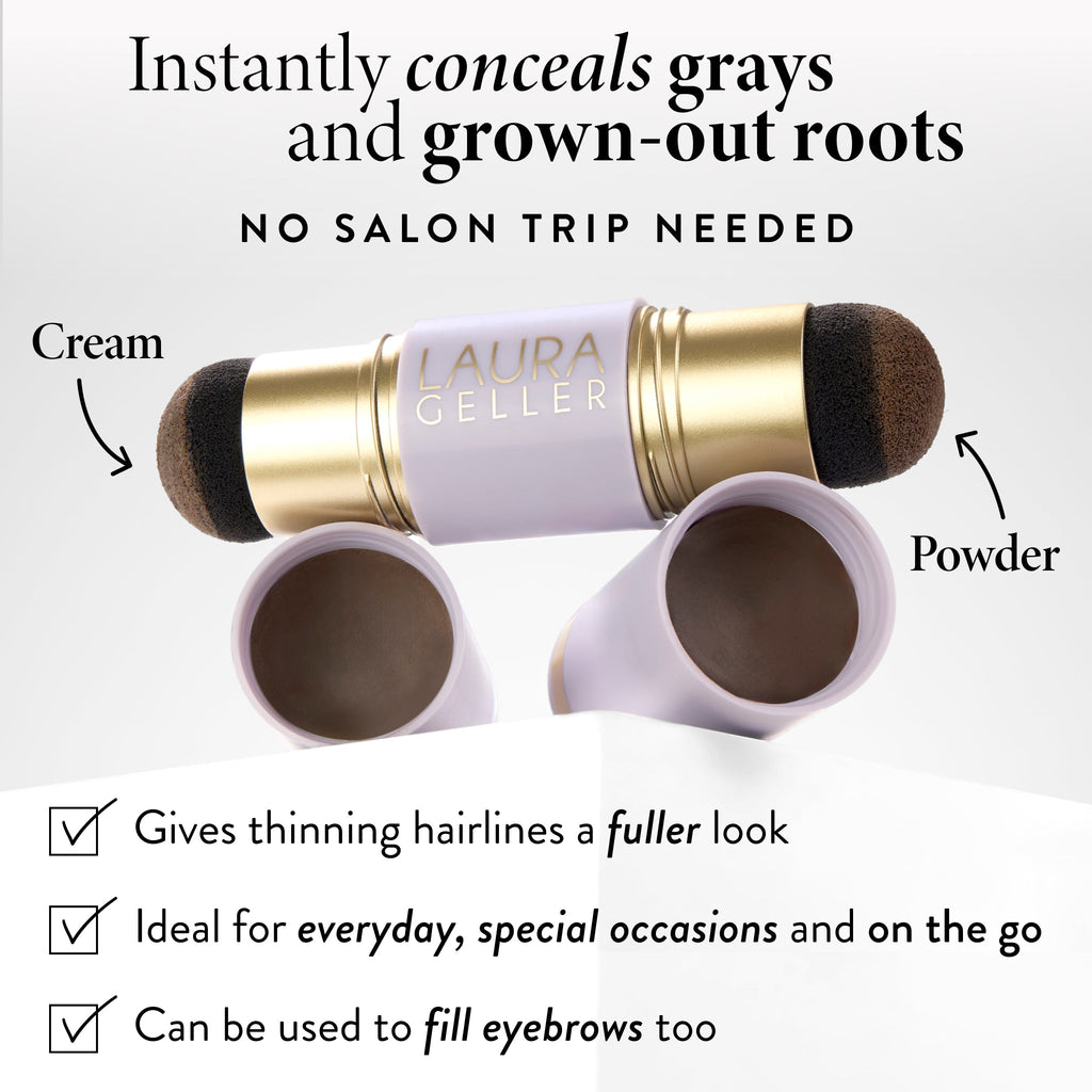 Root Touch Up Hair & Brow Concealing Cream + Powder
